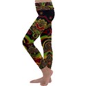 Fractal Art Artwork Design Art Pattern Kids  Lightweight Velour Classic Yoga Leggings View2