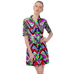 Ml 188 Belted Shirt Dress by ArtworkByPatrick