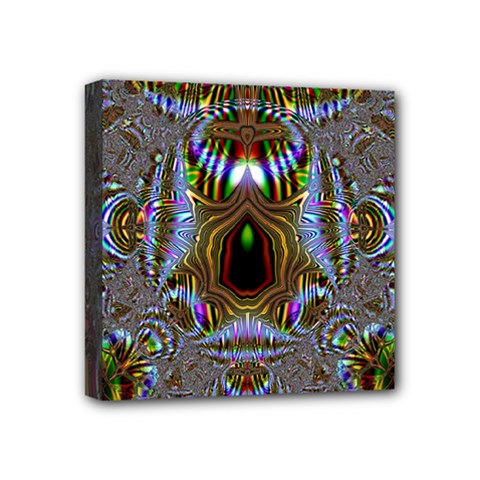 Art Artwork Fractal Digital Art Mini Canvas 4  X 4  (stretched) by Pakrebo