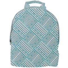 Wood Texture Diagonal Pastel Blue Mini Full Print Backpack by Mariart