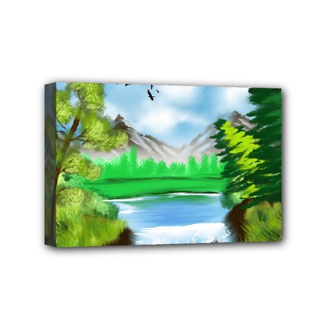 Digital Art Artwork Drawing Mini Canvas 6  X 4  (stretched) by Wegoenart