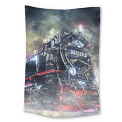 Steam Locomotive Br 99 Historically Large Tapestry by Wegoenart