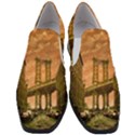 Architecture Buildings City Bridge Women Slip On Heel Loafers View1