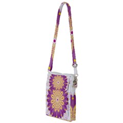 Mandala Stained Flower Drawing Multi Function Travel Bag by Wegoenart