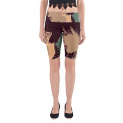 Punk Face Yoga Cropped Leggings by snowwhitegirl