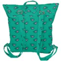 Zodiac Bat Pink Teal Buckle Up Backpack View3