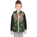 Vintage Llorona Collage Kids  Hooded Puffer Vest View1