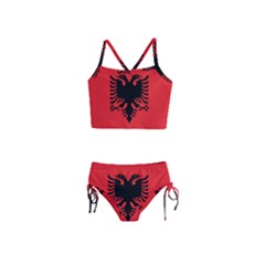 Albania Flag Girls  Tankini Swimsuit by FlagGallery