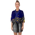 Science Fiction Sci Fi Sci Fi Logo Half Sleeve Chiffon Kimono View1