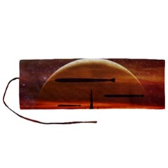 Science Fiction Digital Illustration Roll Up Canvas Pencil Holder (m) by Pakrebo