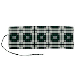 Pattern Design Texture Fashion Roll Up Canvas Pencil Holder (m) by Pakrebo