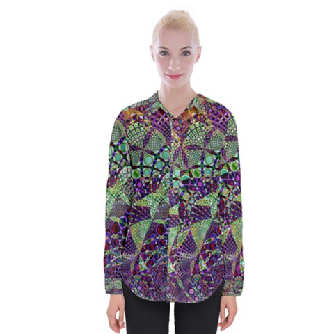 Background Design Art Artwork Womens Long Sleeve Shirt by Pakrebo