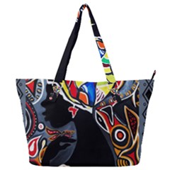 Design 3 Full Print Shoulder Bag by TajahOlsonDesigns