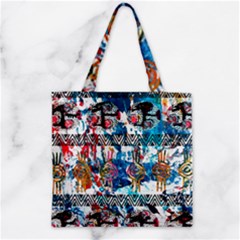Tajah Olson Designs  Zipper Grocery Tote Bag by TajahOlsonDesigns