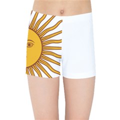 Argentina Flag Kids  Sports Shorts by FlagGallery