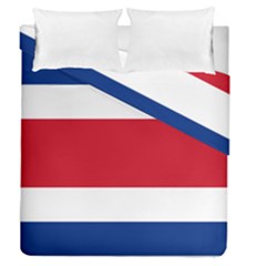 Costa Rica Flag Duvet Cover Double Side (queen Size) by FlagGallery