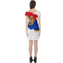 Borders Country Flag Geography Map Short Sleeve Skater Dress View2