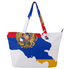 Borders Country Flag Geography Map Full Print Shoulder Bag by Sapixe