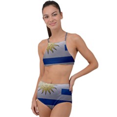 Uruguay Flag Country Symbol Nation High Waist Tankini Set by Sapixe