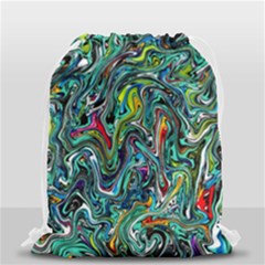 D 4 Drawstring Bag (small) by ArtworkByPatrick