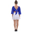 D 6 Tie Back Butterfly Sleeve Chiffon Top View2