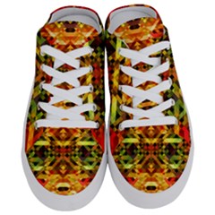 Mosaic Structure Grain Mode Half Slippers by Pakrebo