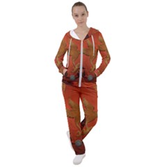 Elegant Decorative Bird Women s Tracksuit by FantasyWorld7