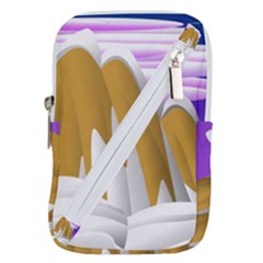 Europa Positive Thinking Mountain Belt Pouch Bag (small) by Pakrebo