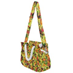 Background Pattern Structure Fruit Rope Handles Shoulder Strap Bag by Pakrebo