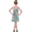 Vintage Floral Pattern Kids  Overall Dress View2