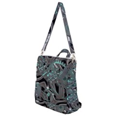 Gears Machine Machines Crossbody Backpack by Bajindul