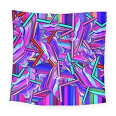 Stars Beveled 3d Abstract Square Tapestry (large) by Mariart