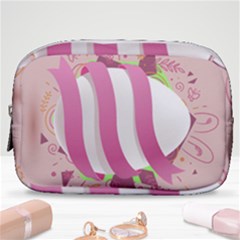 Easter Egg Colorful Spring Color Make Up Pouch (small) by Simbadda