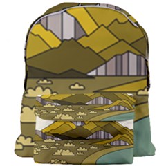 Travel Destination Landscape Nature Giant Full Print Backpack by Simbadda