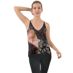 The Background Model Creative Chiffon Cami by Simbadda