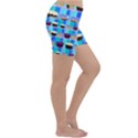Cupcakes Pattern Lightweight Velour Yoga Shorts View3