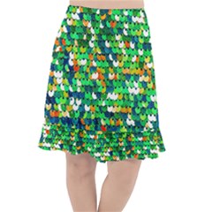 Funky Sequins Fishtail Chiffon Skirt by essentialimage
