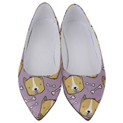 Corgi Pattern Women s Low Heels by Sudhe