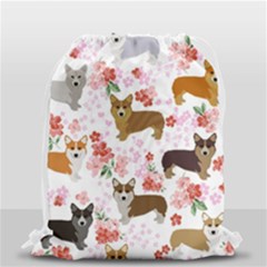 Corgis Corgi Pattern Drawstring Bag (small) by Sudhe