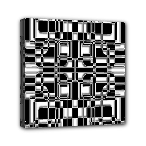 Bw 2 Mini Canvas 6  X 6  (stretched) by ArtworkByPatrick