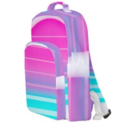 Portable Network Graphics Double Compartment Backpack by Sudhe