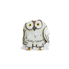 Owl Bird Eyes Cartoon Good Drawstring Pouch (xs) by Sudhe