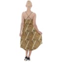 Gold Background 3d High-Low Halter Chiffon Dress  View2