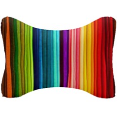 Colorful-57 Seat Head Rest Cushion by ArtworkByPatrick