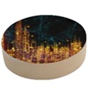 Architecture Buildings City Wooden Bottle Opener (Round) View1