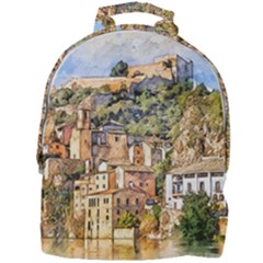 Architecture Town Travel Water Mini Full Print Backpack by Simbadda