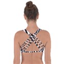 Vector Zebra Stripes Seamless Pattern Got No Strings Sports Bra View2