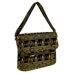 Tribal Gold Seamless Pattern With Mexican Texture Buckle Messenger Bag by Vaneshart