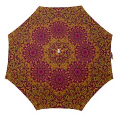 Mandala Vector Tribal Vintage Ethnic Seamless Pattern Print Straight Umbrellas by Vaneshart