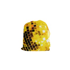 Golden Disco Ball Drawstring Pouch (xs) by essentialimage